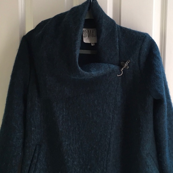 BB Dakota Jackets & Blazers - Asymmetrical jacket/coat by B.B. Dakota.